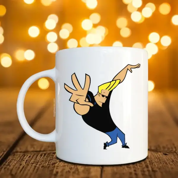 Johnny Bravo Mug, Johnny Bravo Coffee Mug