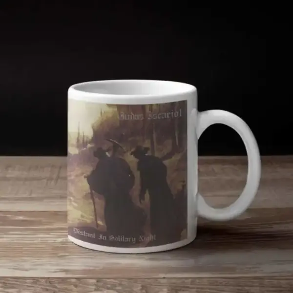 Judas Iscariot Coffee Mug, Judas Iscariot Distant in Solitary Night Coffee Mug