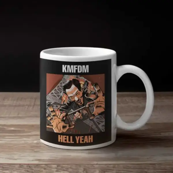 KMFDM Coffee Mug, KMFDM Hell Yeah Coffee Mug