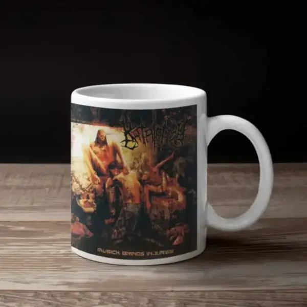 Katalepsy Coffee Mug, Katalepsy Musick Brings Injuries Coffee Mug