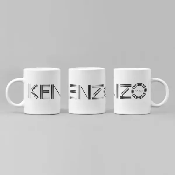 Kenzo Paris Coffee Mug, Kenzo Paris Logo Mug