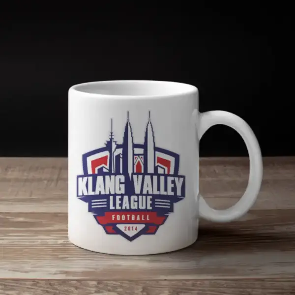 Klang Valley League Coffee Mug, Klang Valley League Logo Mug