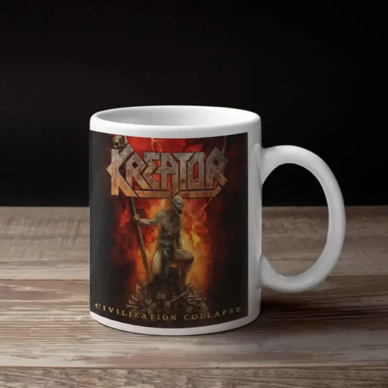 Kreator Coffee Mug, Kreator Civilization Collapse Coffee Mug