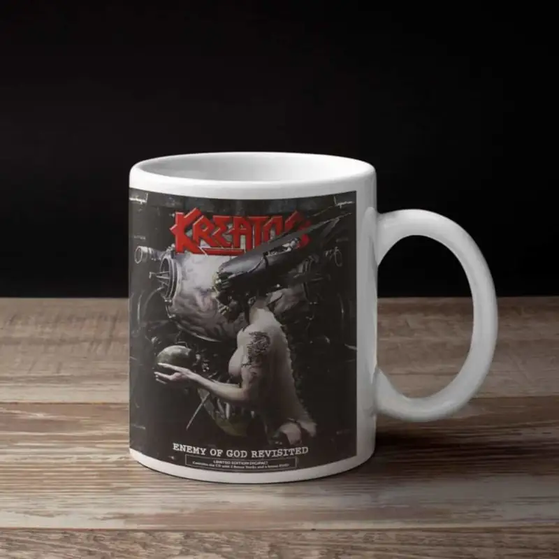 Kreator Coffee Mug, Kreator Enemy Of God Coffee Mug