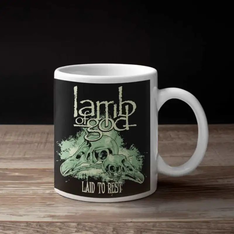 Lamb Of God Coffee Mug, Lamb Of God Laid To Rest Coffee Mug