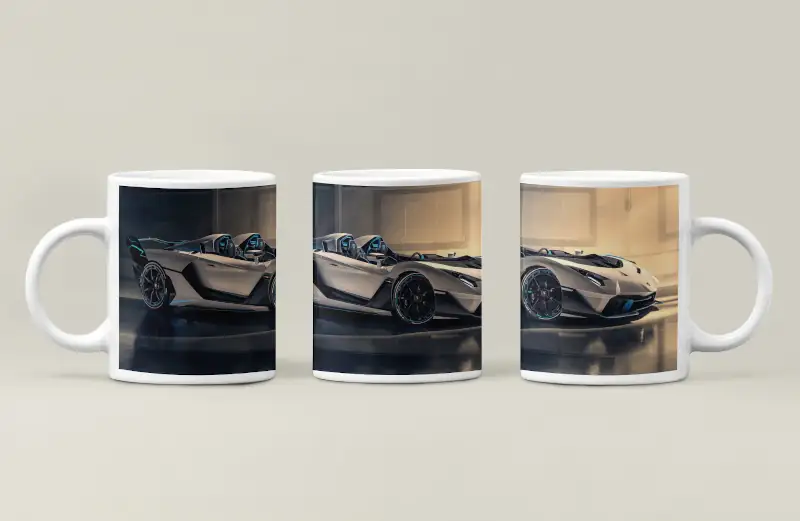 Lamborghini Coffee Mug, Lamborghini SC20 3 Coffee Mug