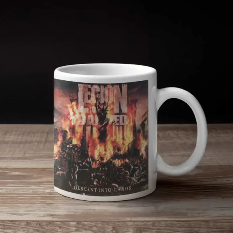 Legion Of The Damned Coffee Mug, Legion Of The Damned Descent Into Chaos Coffee Mug