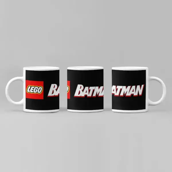 Lego Batman Coffee Mug, Lego Batman Logo Mug