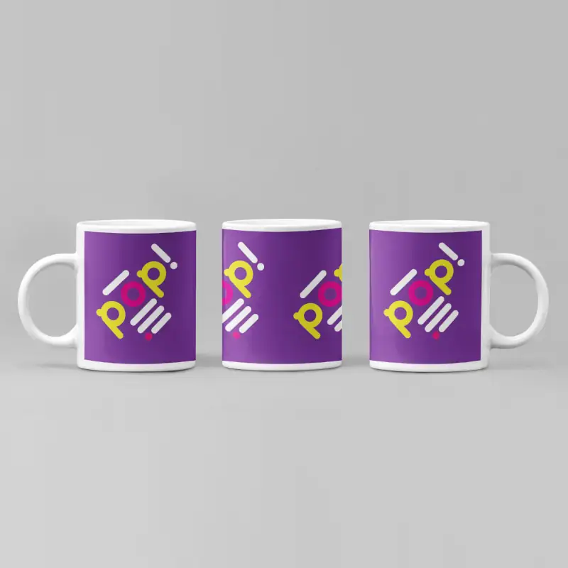 Lollipop Coffee Mug, Lollipop Logo Mug