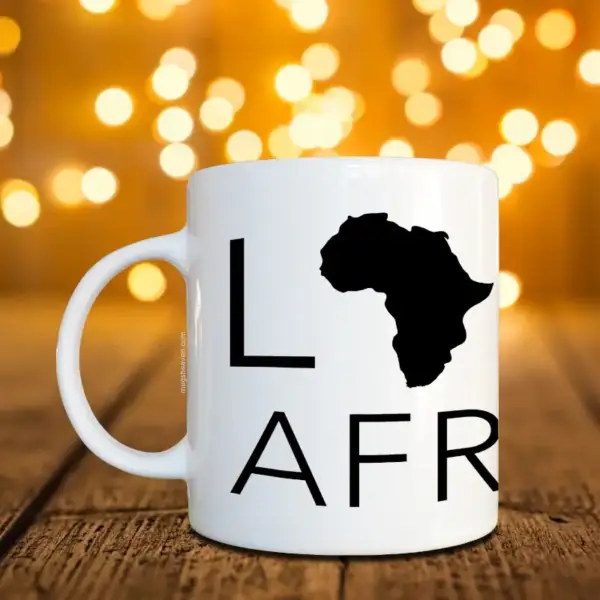 Love Africa Mug, Love Africa Coffee Mug