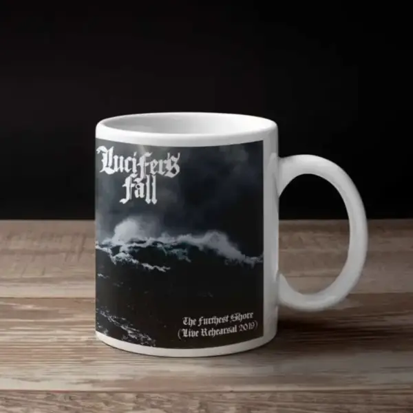 Lucifers Fall Coffee Mug, Lucifers Fall The Furthest Shore Coffee Mug