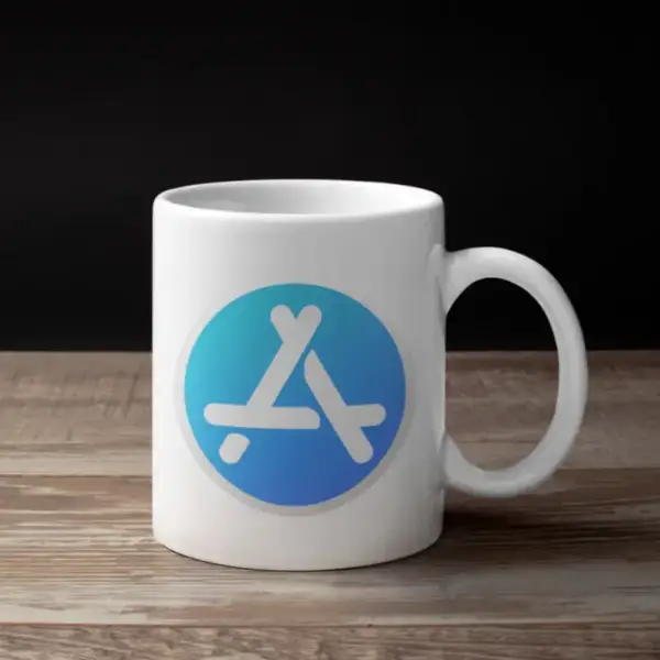 Mac App Store Coffee Mug, Mac App Store Logo Mug