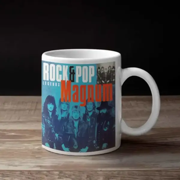 Magnum Coffee Mug, Magnum Rock and Pop Legends Coffee Mug