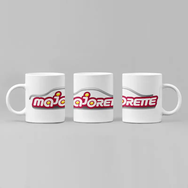 Majorette Coffee Mug, Majorette Logo Mug