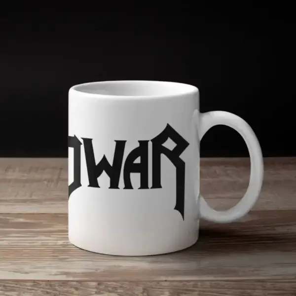 Manowar Band Coffee Mug, Manowar Logo Mug