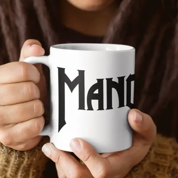 Manowar Band Coffee Mug, Manowar Logo Mug - Image 2