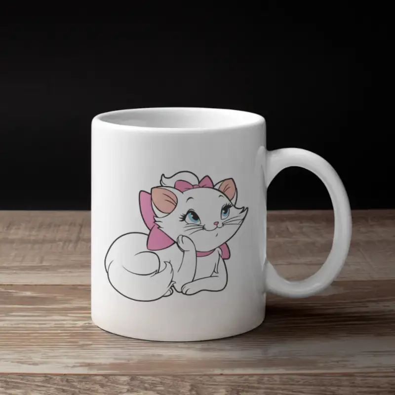 Marie Cat Coffee Mug, Marie Cat Mug