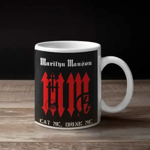 Marilyn Manson Coffee Mug, Marilyn Manson Eat Me Drink Me Coffee Mug