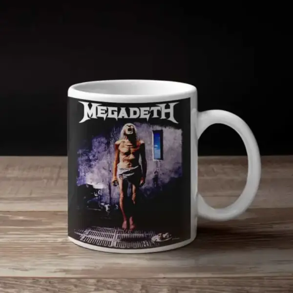 Megadeath Coffee Mug, Megadeath Countdown to Extinction Coffee Mug