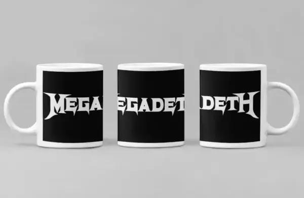 Megadeath Coffee Mug, Megadeath Logo Coffee Mug