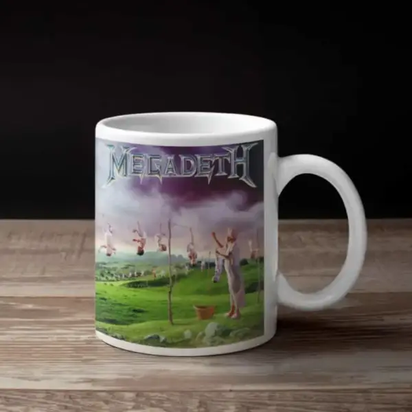 Megadeth Coffee Mug, Megadeth Youthanasia Coffee Mug