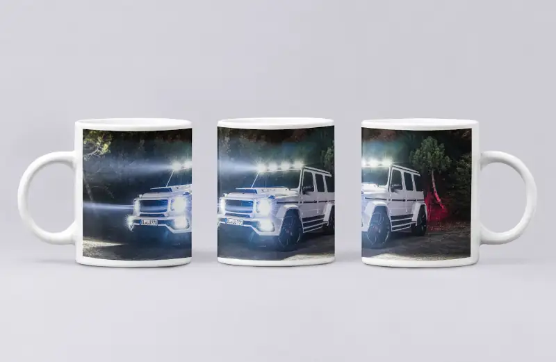 Mercedes AMG Coffee Mug, Mercedes AMG G63 Coffee Mug