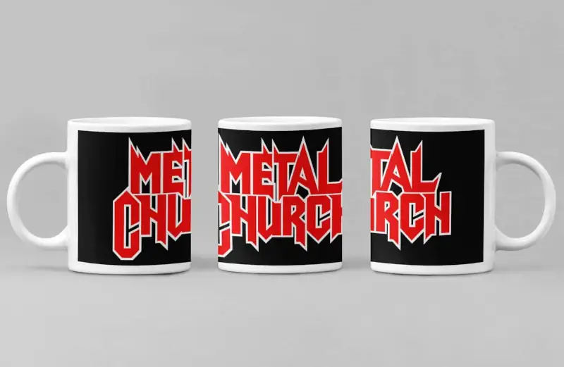 Metal Crunch Coffee Mug, Metal Crunch Logo Coffee Mug