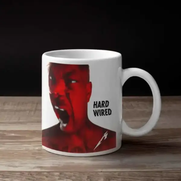 Metallica Coffee Mug, Metallica Hardwired Coffee Mug