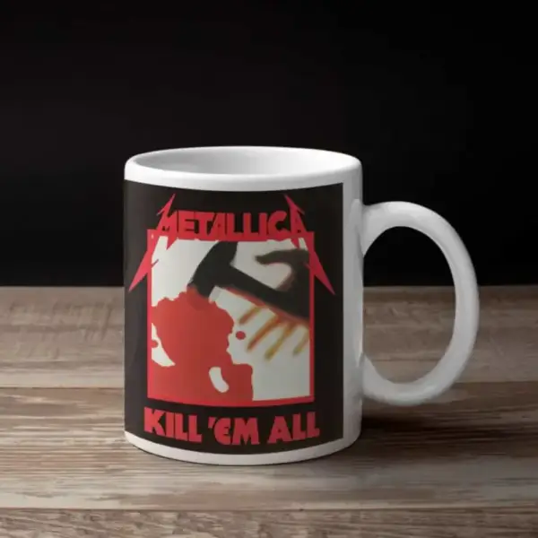 Metallica Coffee Mug, Metallica Kill Em All Coffee Mug