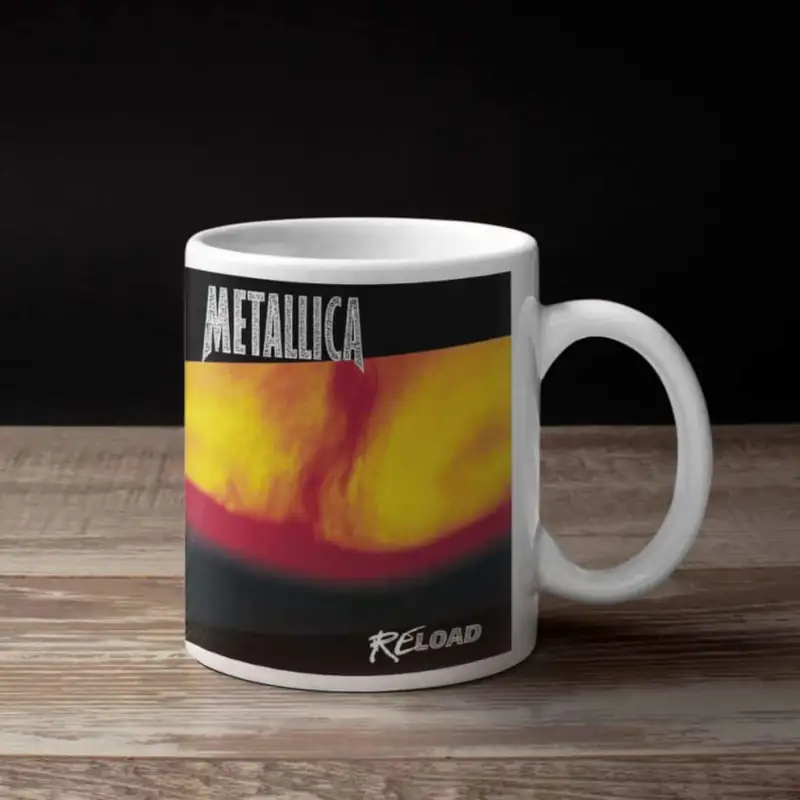 Metallica Coffee Mug, Metallica Reload Coffee Mug