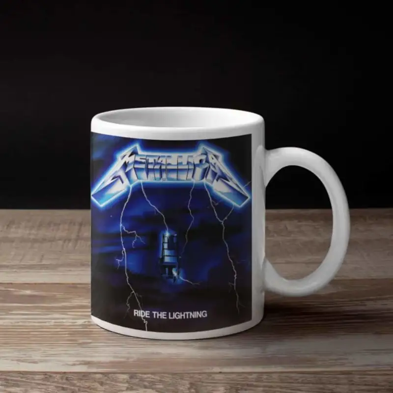 Metallica Coffee Mug, Metallica Ride The Lightning Coffee Mug