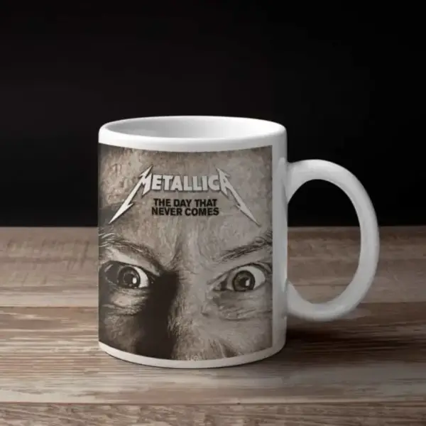 Metallica Coffee Mug, Metallica The Day That Never Comes Coffee Mug