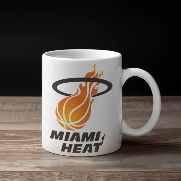 Miami Heat Coffee Mug, Miami Heat Logo Mug