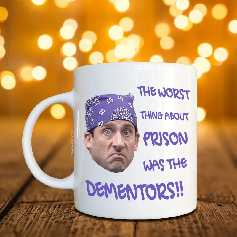 Michael Scott Mug, Prison Mike Coffee Mug