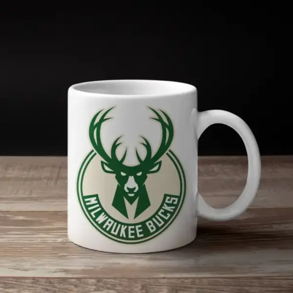 Milwaukee Bucks Coffee Mug, Milwaukee Bucks Logo Mug