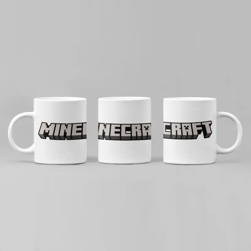Minecraft Coffee Mug, Minecraft Logo Mug