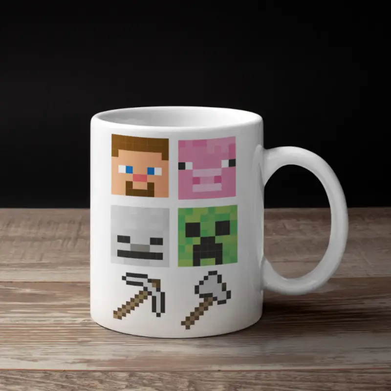 Minecraft Coffee Mug, Minecraft Mug