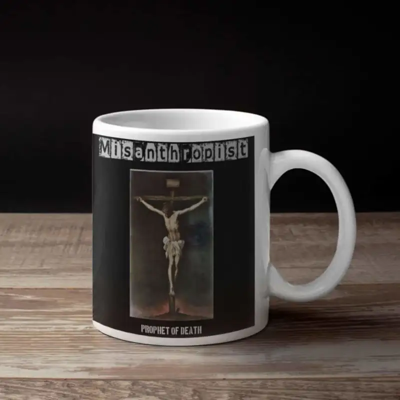 Misanthropist Coffee Mug, Misanthropist Prophet of Death Coffee Mug