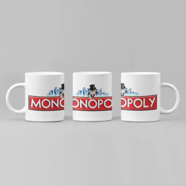 Monopoly Coffee Mug, Monopoly Logo Mug