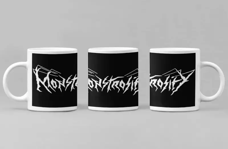 Monstrosity Coffee Mug, Monstrosity Logo Coffee Mug