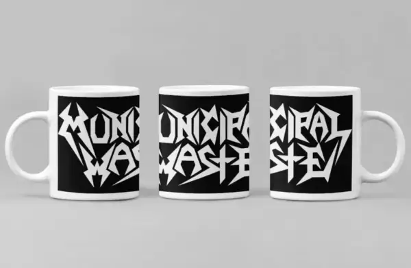Municipal Waste Coffee Mug, Municipal Waste Logo Coffee Mug