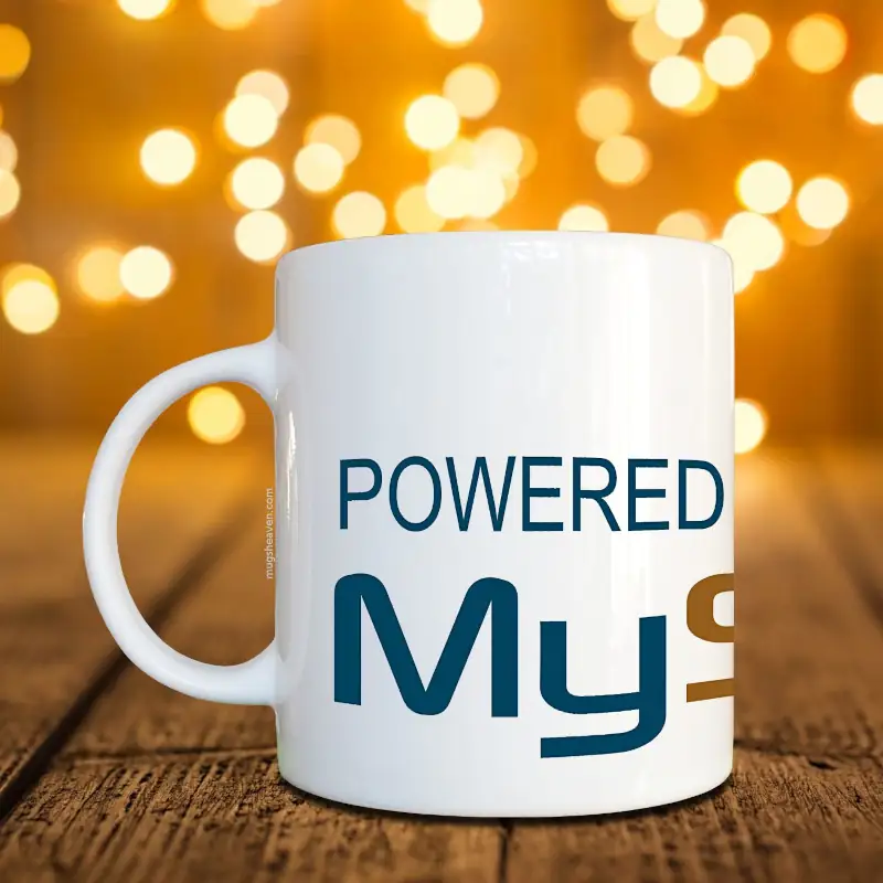 MySQL Mug, Powered by MySQL Coffee Mug