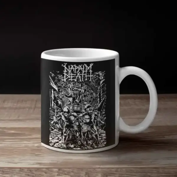 Napalm Death Coffee Mug, Napalm Death Artwork Coffee Mug