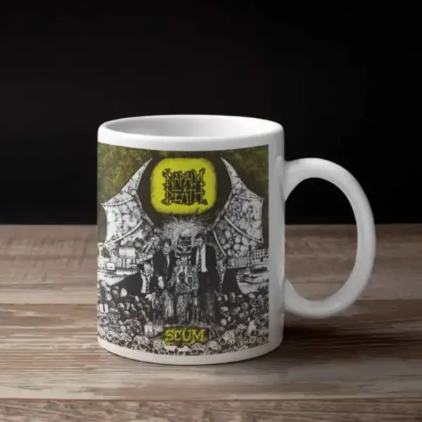 Napalm Death Coffee Mug, Napalm Death Scum Coffee Mug
