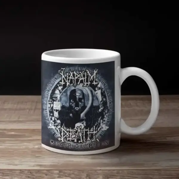 Napalm Death Coffee Mug, Napalm Death Smear Campaign Coffee Mug