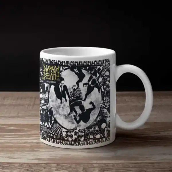 Napalm Death Coffee Mug, Napalm Death Utilitarian Coffee Mug
