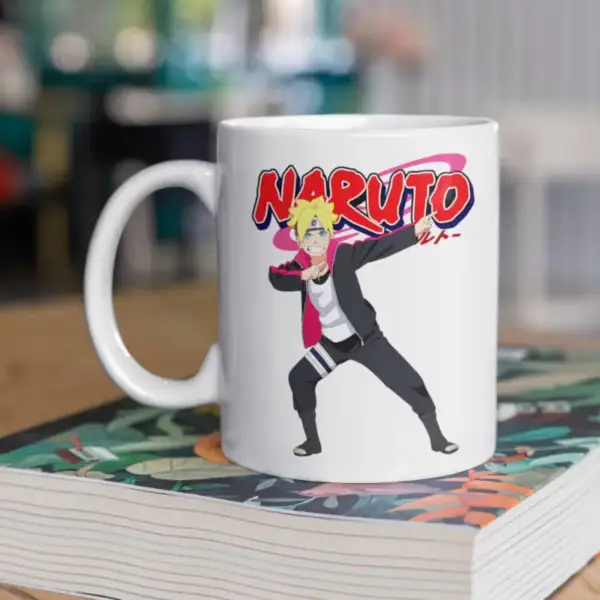 Naruto Manga Coffee Mug, Naruto Boruto Uzumaki Coffee Mug