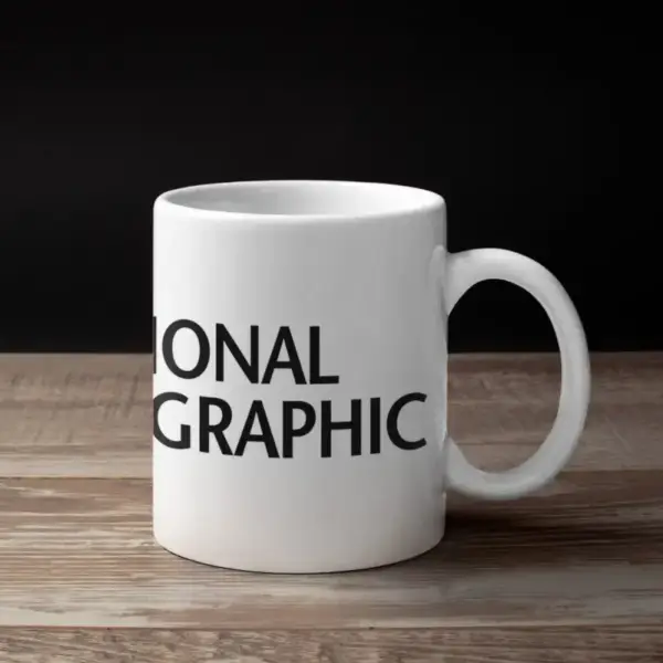National Geographic Coffee Mug, National Geographic Logo Mug