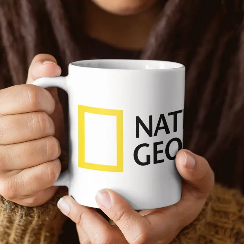 National Geographic Coffee Mug, National Geographic Logo Mug - Image 2