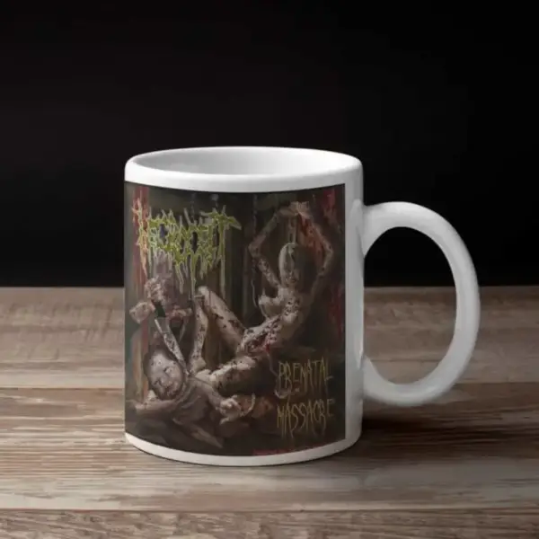Necrocest Coffee Mug, Necrocest Prenatal Massacre Coffee Mug